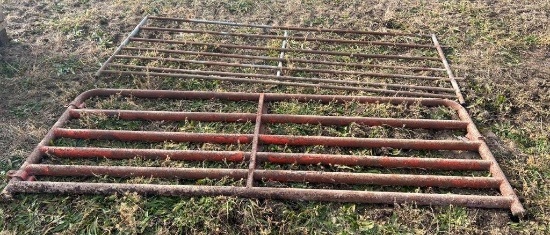 Pr of 8' hog/sheep gates, one HD, one light weight