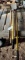 Lot - Brooms, shovel, Rake & Hoe