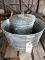Galvanized Wash Tub & Pail