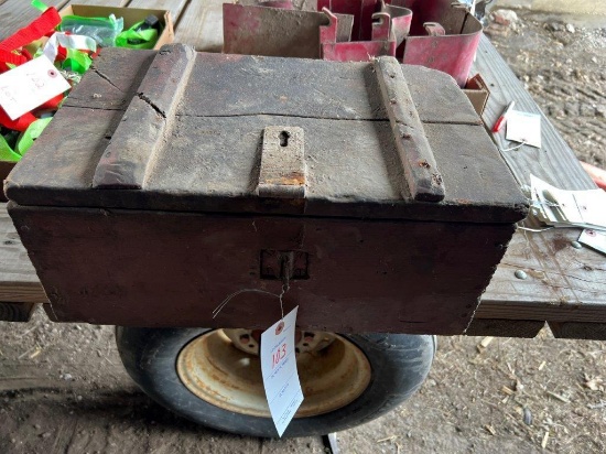 Sm. Antique Wooden Tool Box
