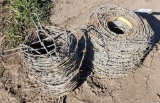 2 partial Rolls of Barb Wire