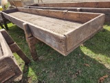 14' Wooden Cattle Feed Bunk