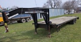 Trailerman 8.5'X28'+5' Dovetail Tandem Axle Gooseneck Trailer