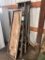 2 wooden ladders