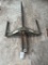 Double L bucket mount bale spear