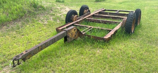 Homemade tandem axle trailer