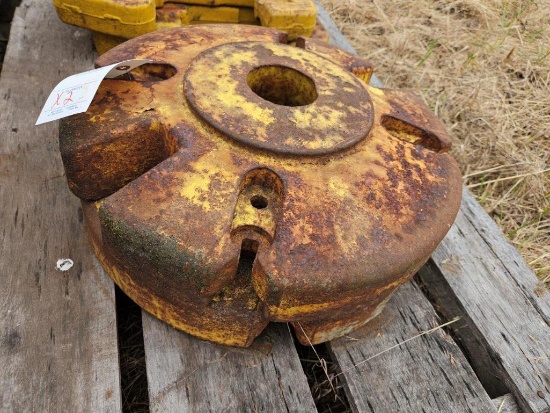 17" rear wheel weight