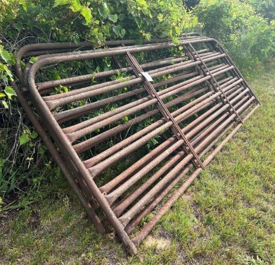 12' cattle high pipe gate