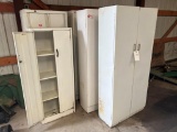 Lot of 5 - 2-door metal cabinets