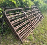 12' cattle high pipe gate