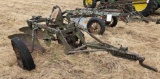 2 btm trip plow, missing tail wheel