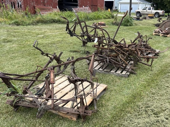 Lot of 2 - 2 Row front mount Cultivators