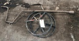 2 steering wheels & cultivator wrench