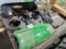 pile of misc JD mower hood & dash parts
