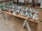 Lot of duck decoys incl 9 D-9-Victor, 3 Real-Lite Co, 2 Quackers, 9 unknown