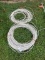 Lot of 2 partial rolls coated horse fence wire