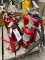 Lot of fire extinguishers w/ brackets