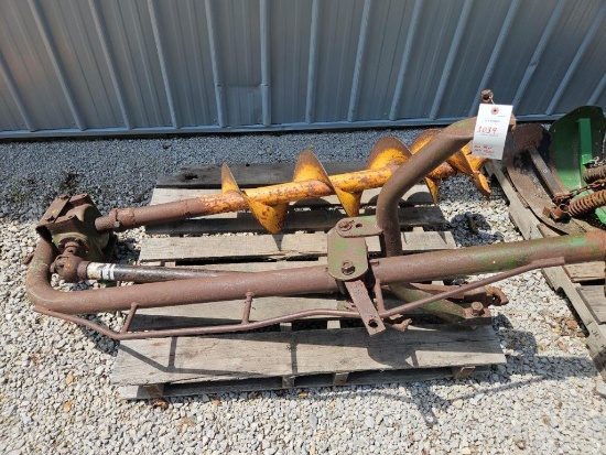 3pt. Post Hole Digger, 12" auger
