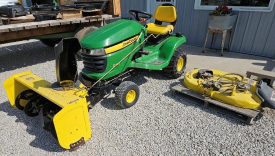John Deere X300 Lawn Tractor Mower
