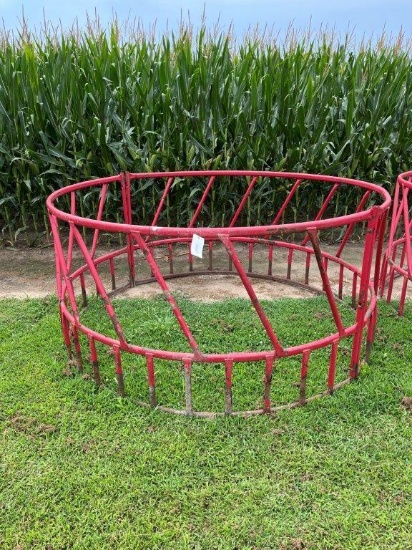 8' Applegate red hay ring