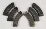 Six AK 47 30 Rd. Metal Magazines