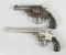 Two Iver Johnson Top Break Revolvers