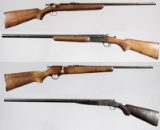 Two Bolt Action Rifles and Two Shotguns