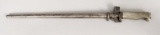French WWI Lebel Needle Bayonet with Scabbard
