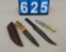 3 Misc Knives