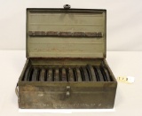 Box of magazines for Bren Gun