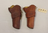 Set of holsters