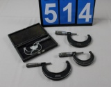 Micrometers (2) 2-3- inch; (2) 1-2 inch