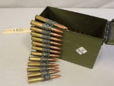 58 Rnds Link 50 Cal Reloads in Ammo Can