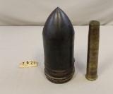 Brass case & Large Shell; Linked .308 Rounds