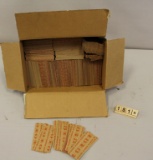 Box of paper coin wrappers (Quarters)
