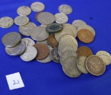 Misc. Coins including some Silver: