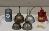 Six Oil Cans