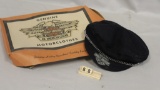 Harley-Davidson cap with tags.
