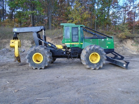 2006 John Deere 748G Series III Dual Arch Grapple Skidder