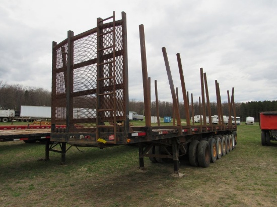 1993 Dorsey Flatbed Log Trailer