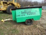 Sullivan Palatek Compressor, 185 CFM, Trailer Mtd