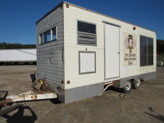 26' Office Trailer, tandem axle