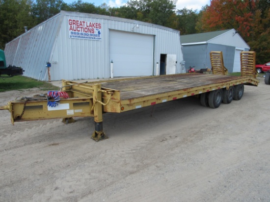 2004 Hurst 28' Flatbed Tag Trailer