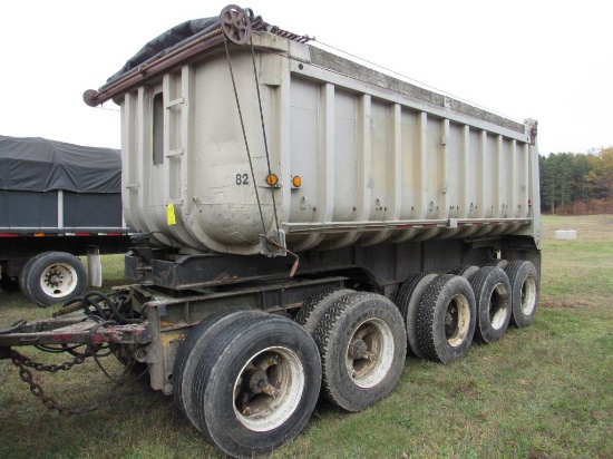 1973 Fruehauf 19' Pup Dump Trailer