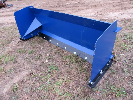 8' Snow Pusher, for Skid Steer