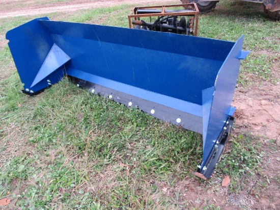 8' Snow Pusher, for Skid Steer