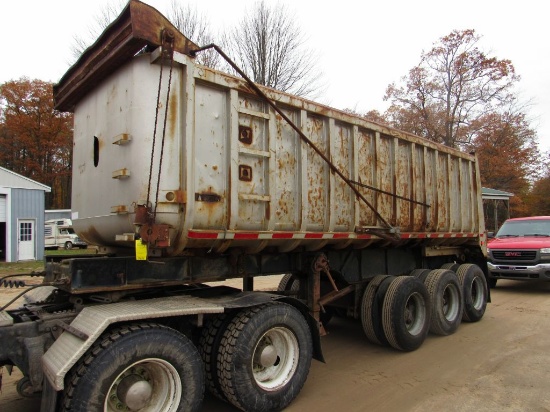 1986 Fruehauf 22' Lead Dump Trailer