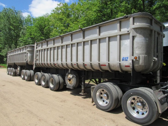 1978 Fruehauf Break-up Double Dump Trailer