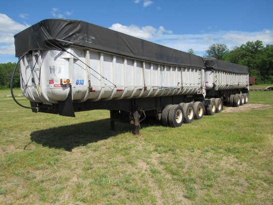 1983 Fruehauf Break-up Double Dump Trailer