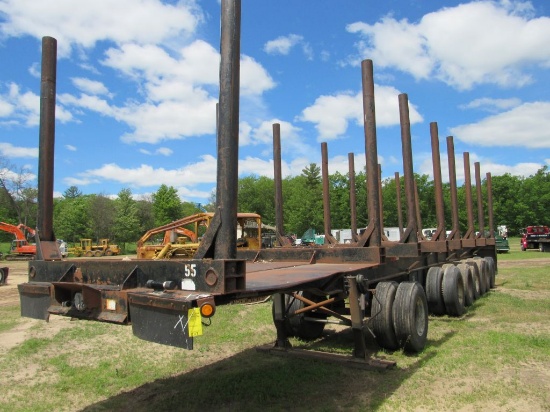 1984 Kent 7 Axle Log Trailer